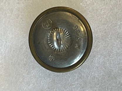 Original WWII German NSDAP Political Uniform Button – RZM M5/25 Marked