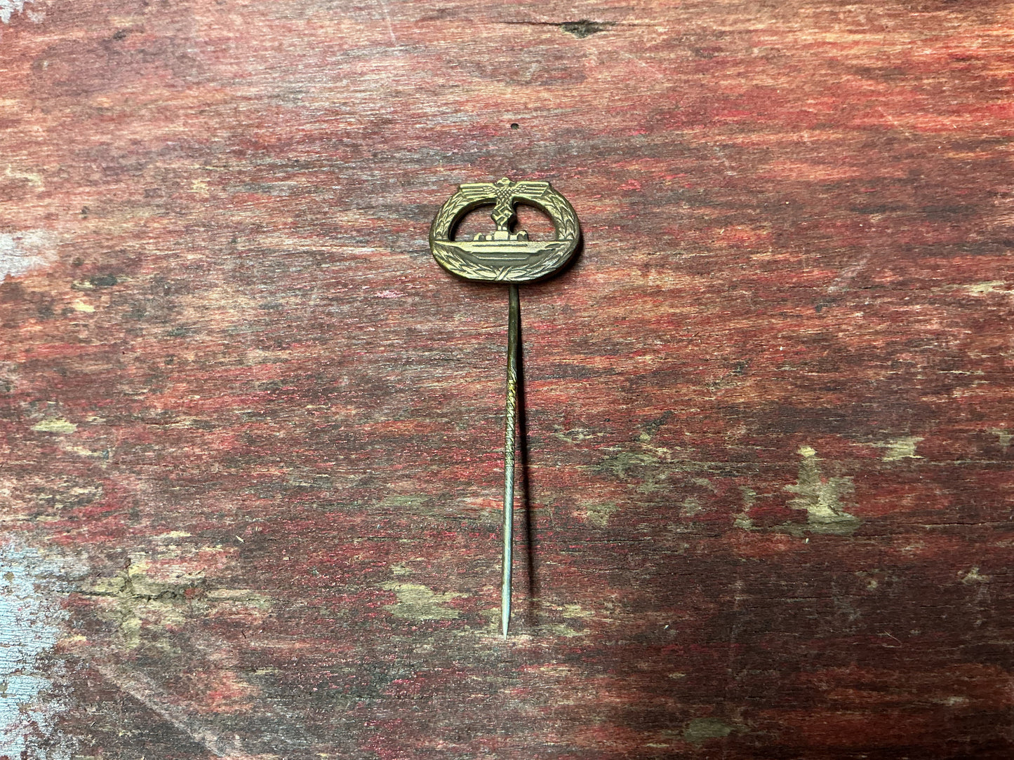 Kriegsmarine U-boat Badge Stick Pin