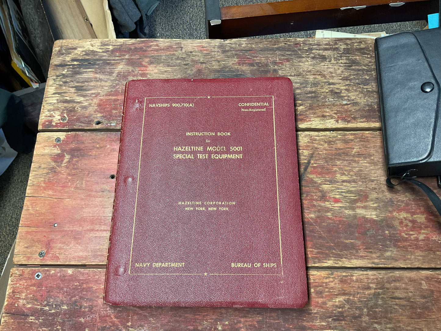 WWII U.S. Navy Hazeltine Model 5001 Special Test Equipment Manual – NAVSHIPS 900,710(A) (1946)