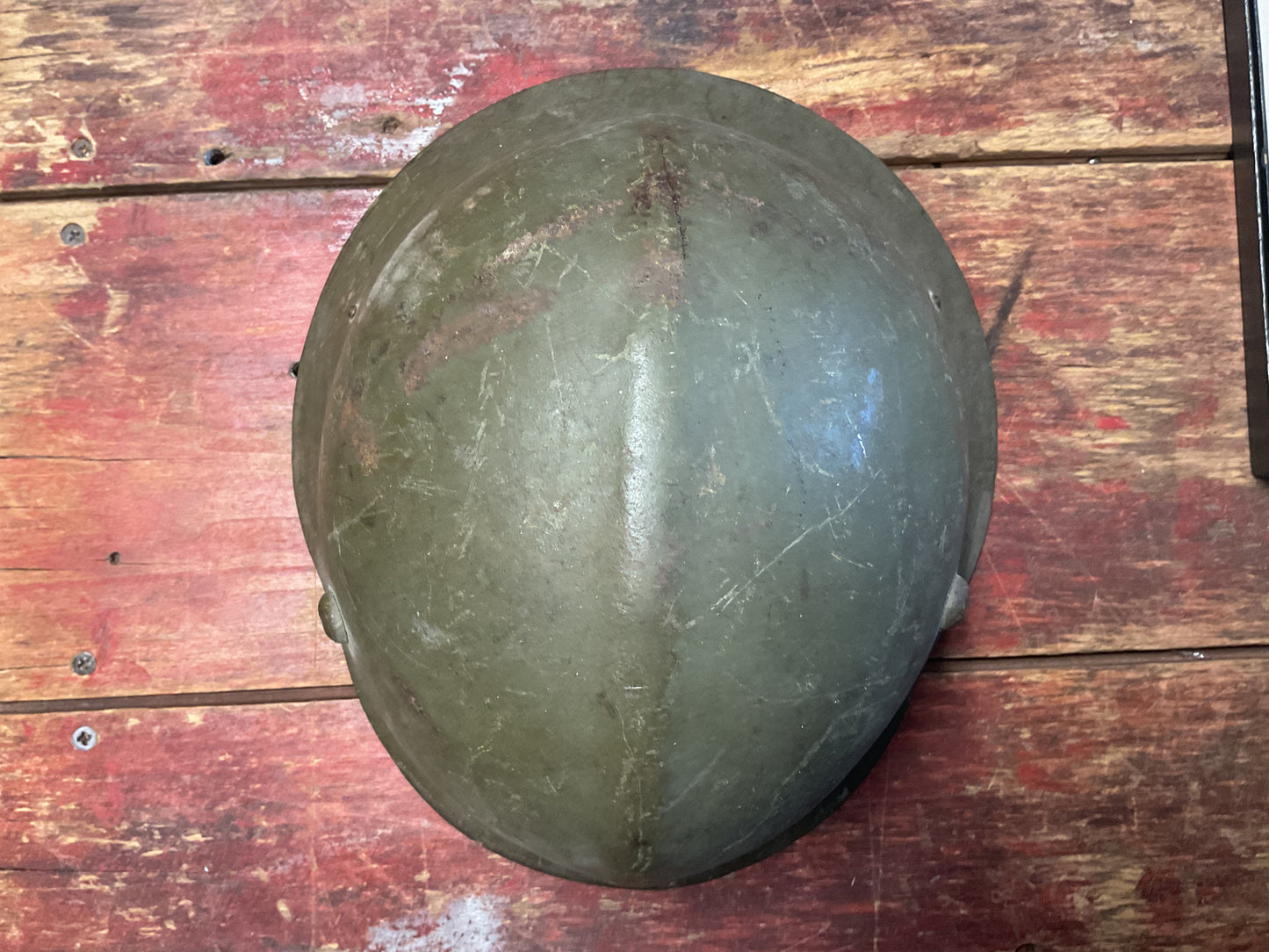 Bulgarian M36 Type C Steel Combat Helmet with Original Liner & Decal