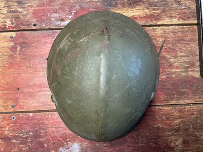 Bulgarian M36 Type C Steel Combat Helmet with Original Liner & Decal
