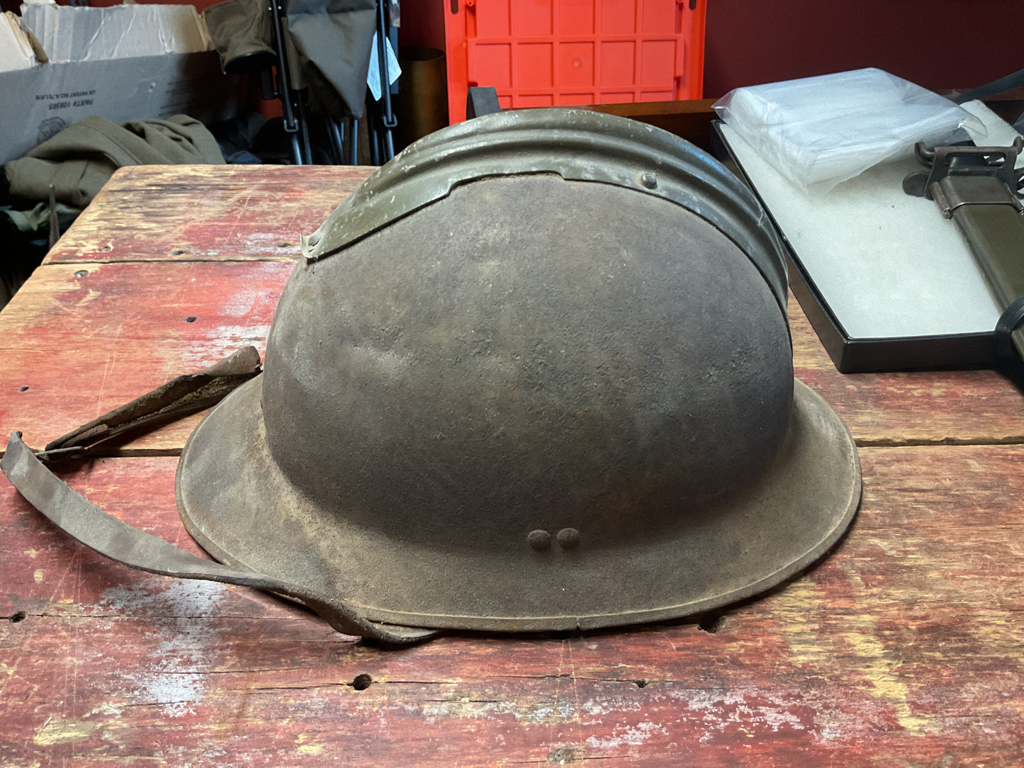 WWII Era French M26 Adrian Helmet