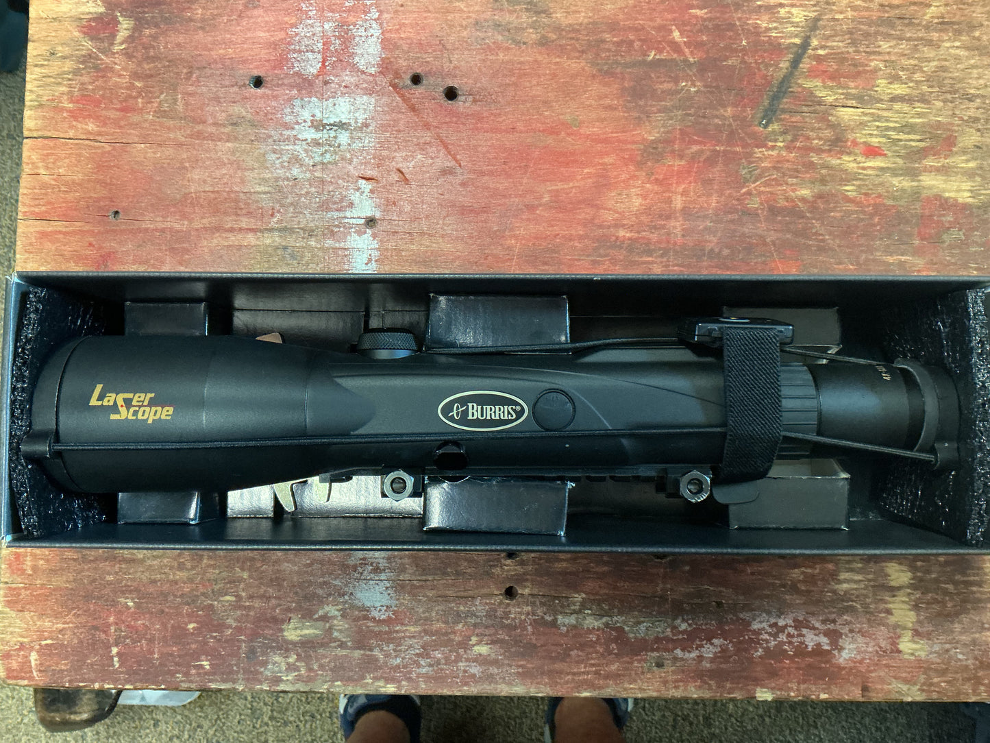 Burris LaserScope 4X–12X 42mm Ballistic Plex Laser Rangefinding Rifle Scope – Model 200110