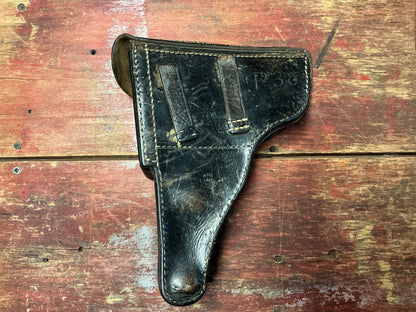 Original WWII German P38 Black Leather Holster – Marked “P38”