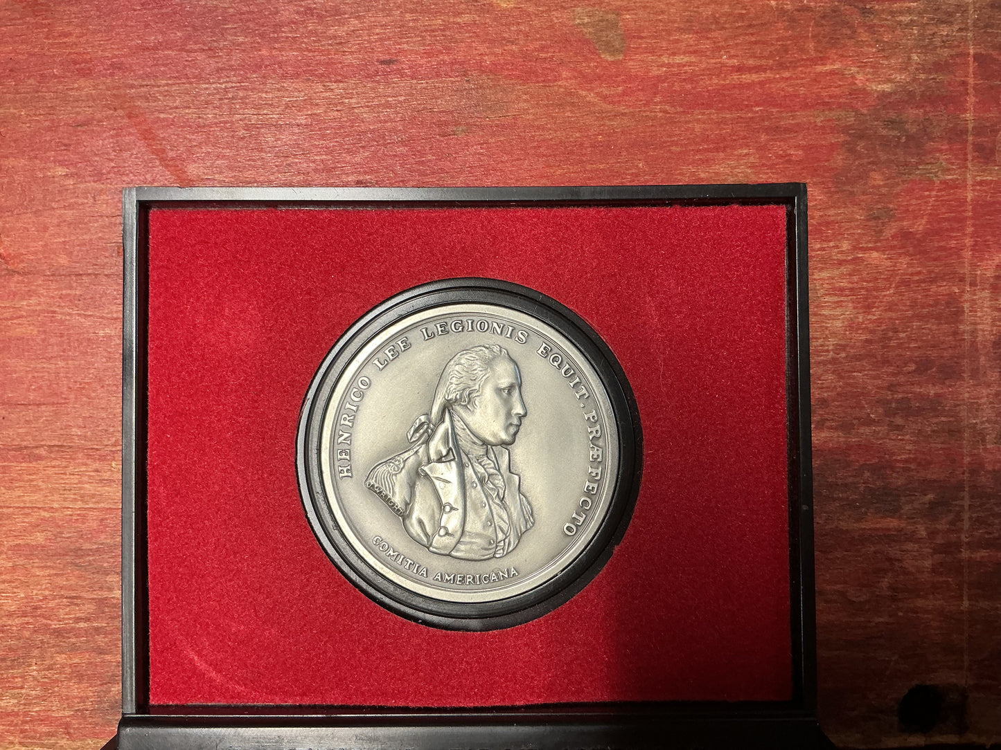“America’s First Medals” Comitia Americana Medal – Henry Lee at Paulus Hook Commemorative Medal with Display Case
