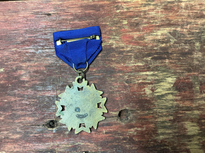 National Society Sons of the American Revolution Rifleman Medal – Blue Ribbon Award by C.L. Medco
