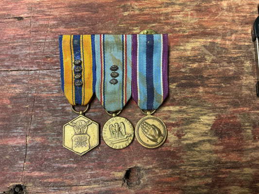 U.S. Military Merit, Good Conduct & Humanitarian Service Medal Grouping – Three Medal Bar