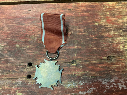 Polish People’s Republic Merit Cross Medal – Red Enamel PRL State Decoration
