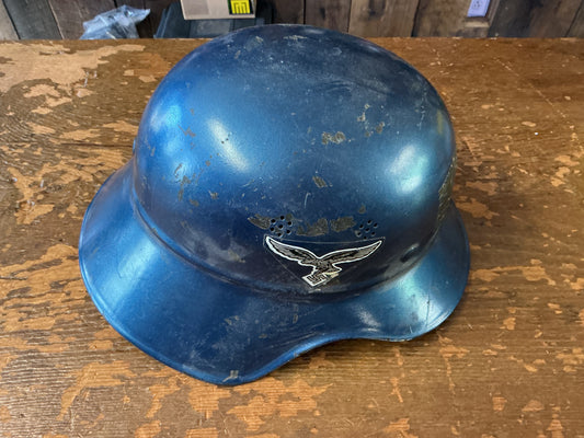 Original German Fire Helmet (Painted/Stickered)