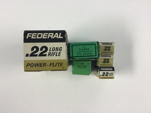 Federal & Sierra Reloading / Ammunition Box Lot – 6 Empty Boxes