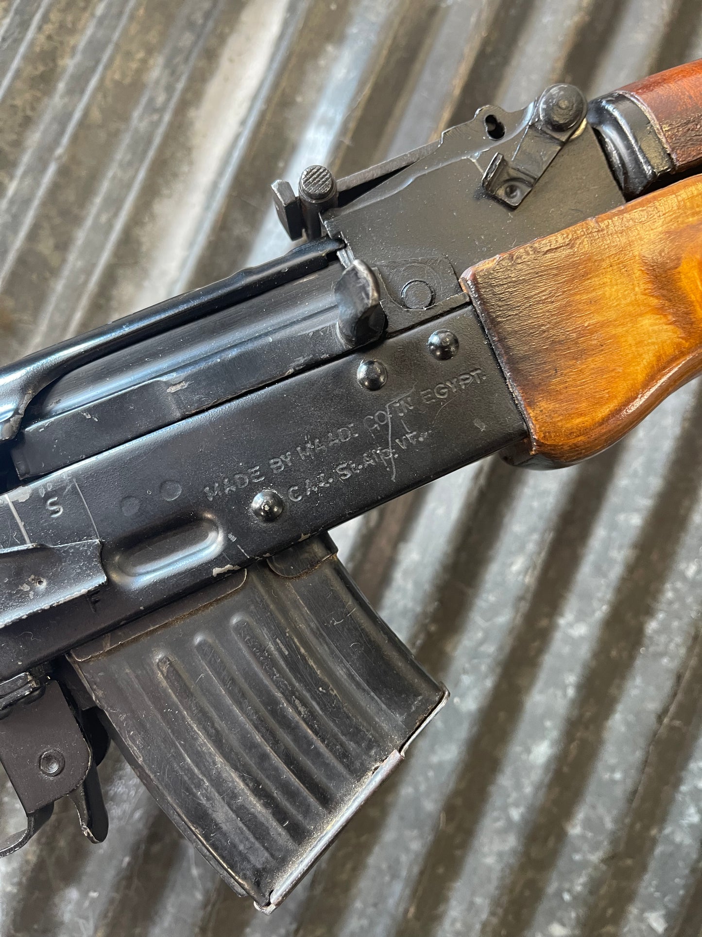 Egyptian Maadi AKM Semi-Automatic Rifle – 7.62x39 – Original Manual & Inspection Certificate