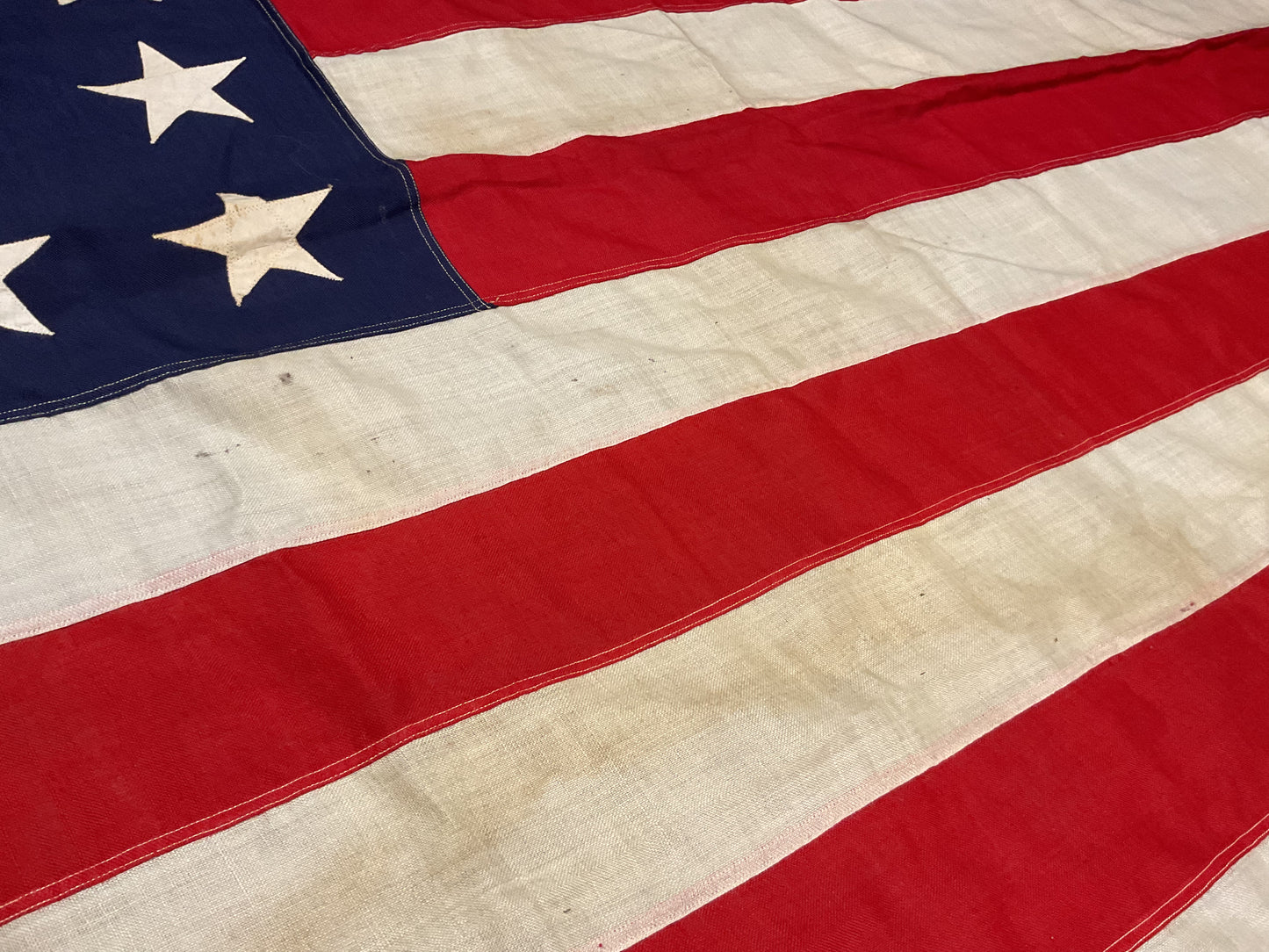Large American Flag 48 Stars-Stitched