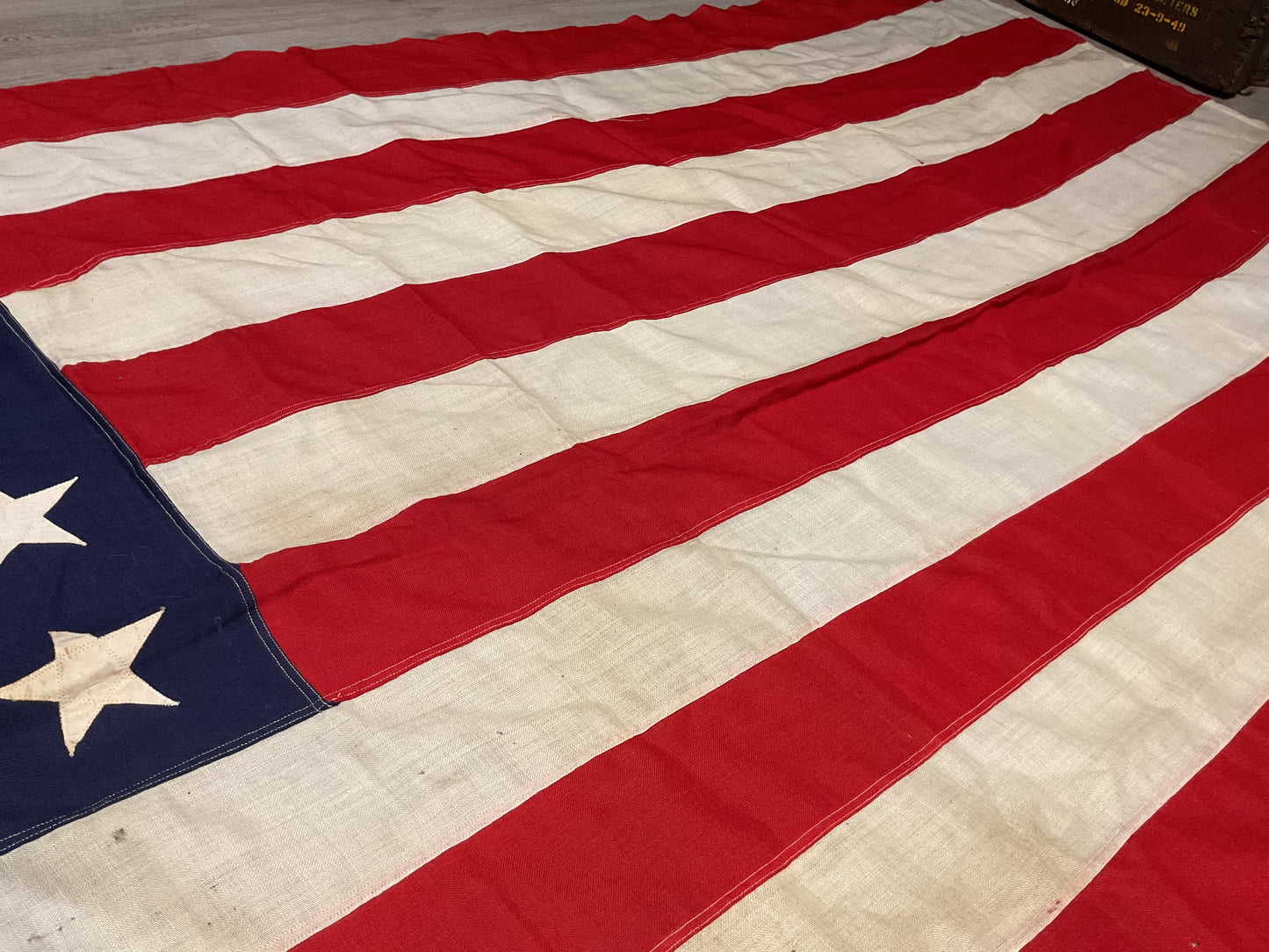 Large American Flag 48 Stars-Stitched