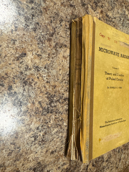 WWII MIT Radiation Lab Microwave Radar Vol I Theory of Pulsed Circuits Fink 1942
