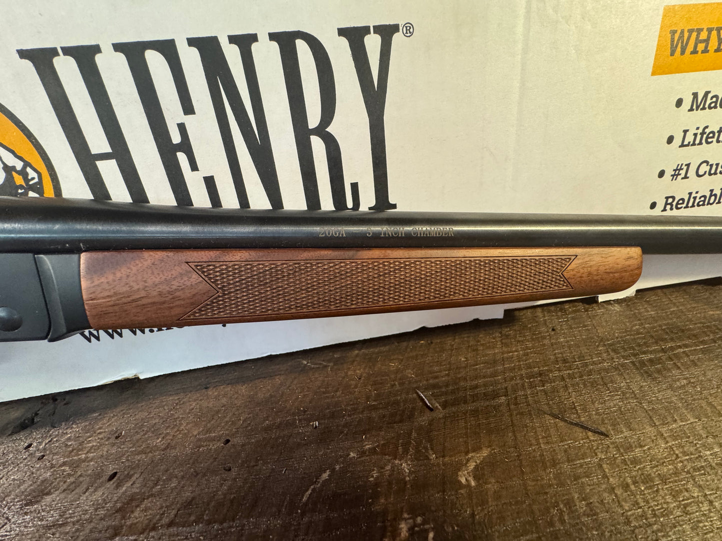 Henry Single Shot .20 Gauge-As New