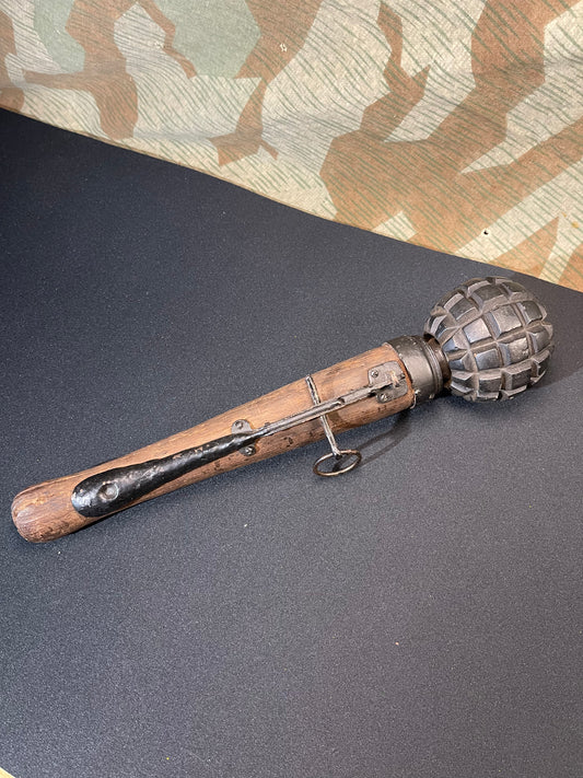 INERT German m1913/15 Poppenberg ball stick grenade