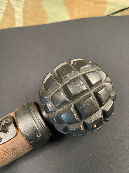 INERT German m1913/15 Poppenberg ball stick grenade