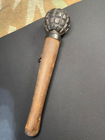 INERT German m1913/15 Poppenberg ball stick grenade