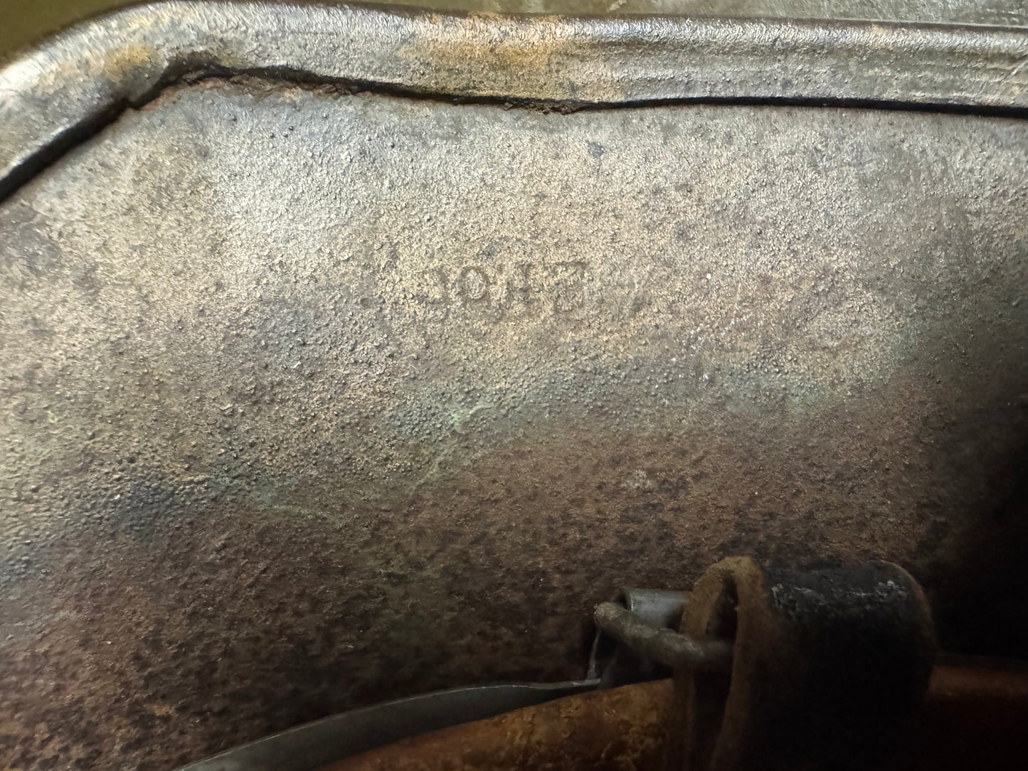 WWII German Luftwaffe M40 Combat Helmet – Named “Osterkamp”