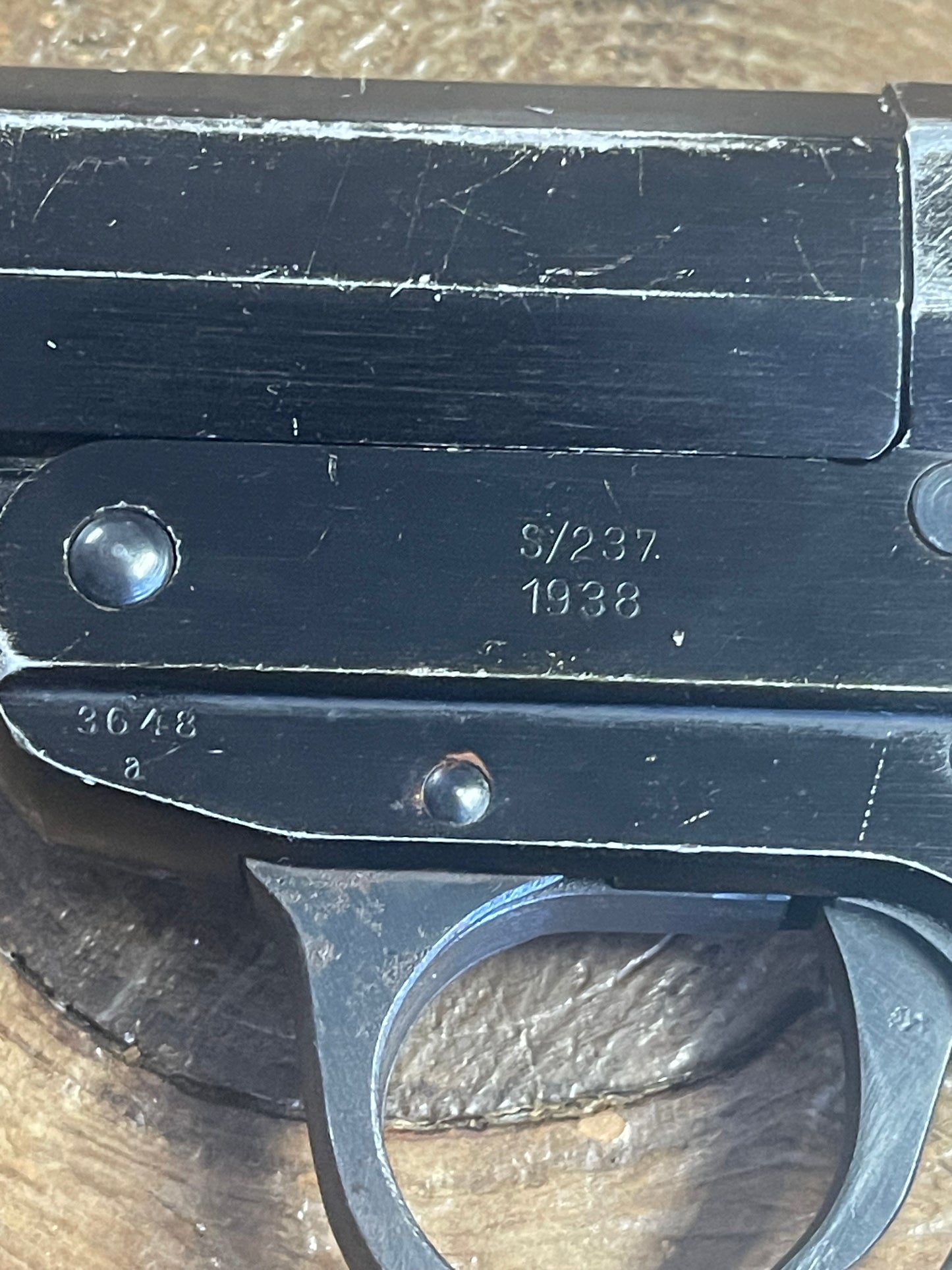 1938 German LP34 Flare Pistol – S/237 (ERMA) – Waffenamt Marked – Early WWII Production