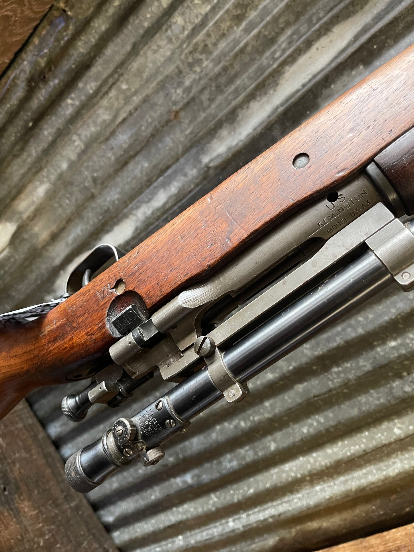 U.S. Remington Model 1903A4 WWII Sniper Rifle – M73B1 Scope – September 1943