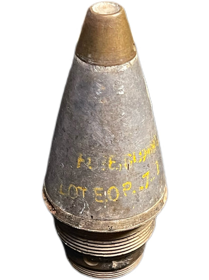 U.S. WWII-Era Inert M51A5 Point Detonating Fuze - Super Quick - LOT EOP-7-1