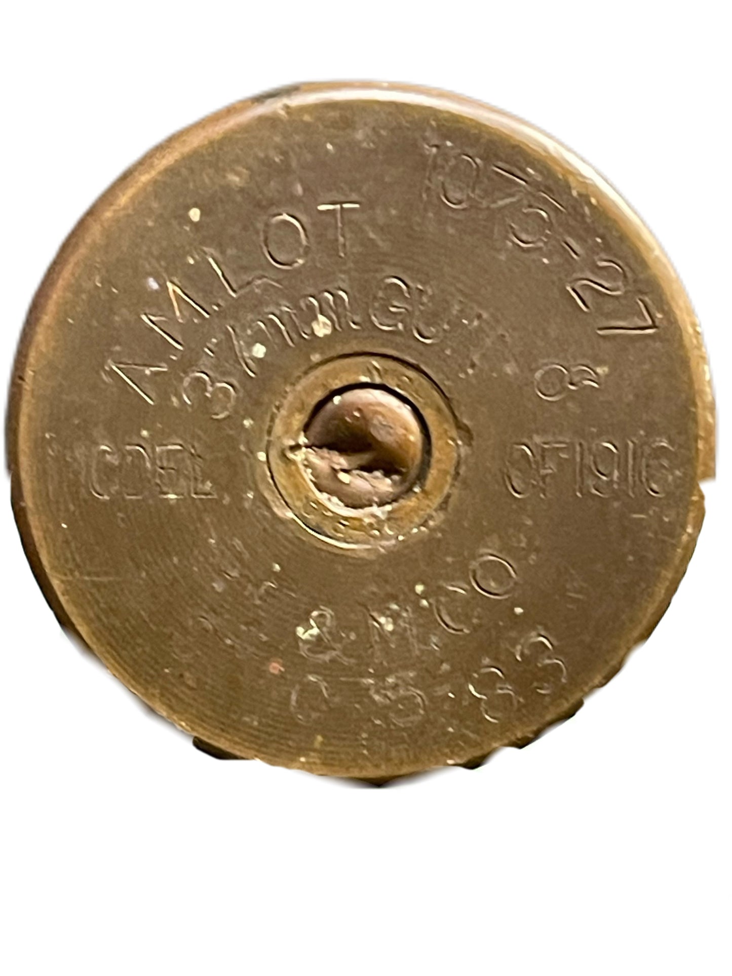 Inert 37mm M1916 High-Explosive Round – C & CO Production
