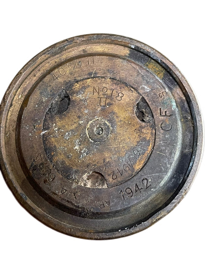 WWII 1942 Inert 40mm Bofors Anti-Aircraft Round