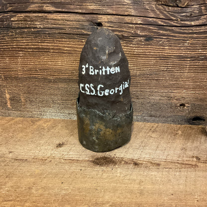 Confederate 3” Britten Shell from CSS Georgian