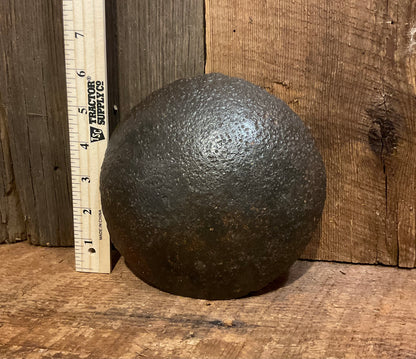 Cut Out of 13” Mortar Round from Petersburg Va-Civil War