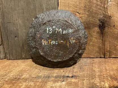 Cut Out of 13” Mortar Round from Petersburg Va-Civil War