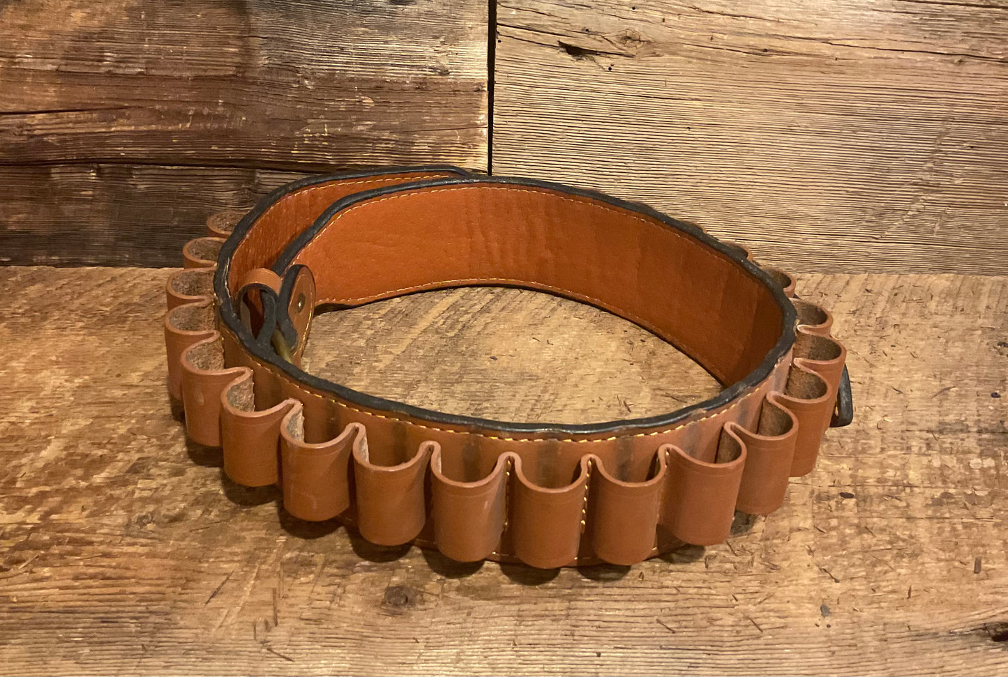 Leather 12ga Shell Belt