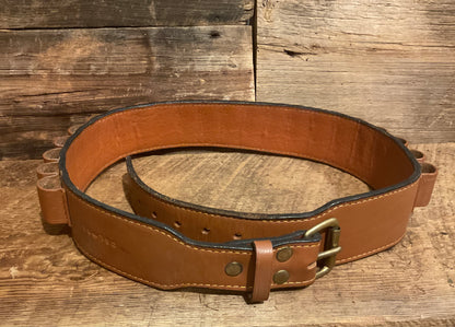 Leather 12ga Shell Belt