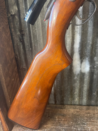Remington Model 512 Sportmaster – .22 Short, Long Long Rifle – Bolt Action – Tasco Scope