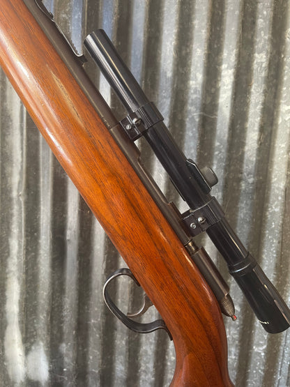 Remington Model 512 Sportmaster – .22 Short, Long Long Rifle – Bolt Action – Tasco Scope