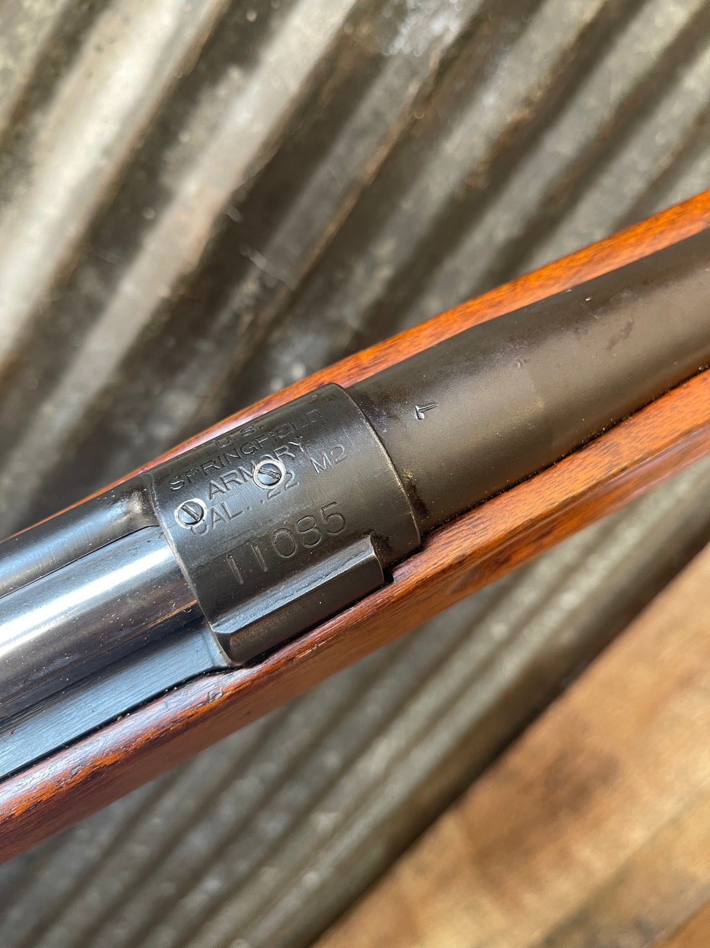 U.S. Springfield Armory Model 1922 M2 – .22 LR – SA 12-35 Barrel – Military Target Rifle – Adjustable Peep Sight