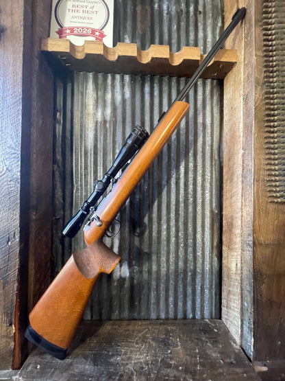 Savage Anschutz Model 54 – .22 LR – Lyman All-American 8X Scope – Excellent Used Condition