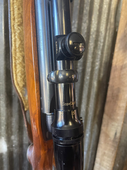 Custom Remington Model 788 – .308 Winchester – Mannlicher-Style Stock – Bushnell ScopeChief 1.5-4.5x – Padded Leather Sling
