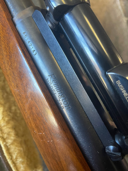 Custom Remington Model 788 – .308 Winchester – Mannlicher-Style Stock – Bushnell ScopeChief 1.5-4.5x – Padded Leather Sling