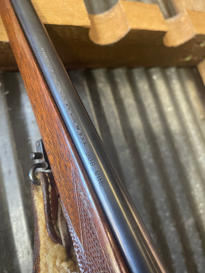 Custom Remington Model 788 – .308 Winchester – Mannlicher-Style Stock – Bushnell ScopeChief 1.5-4.5x – Padded Leather Sling