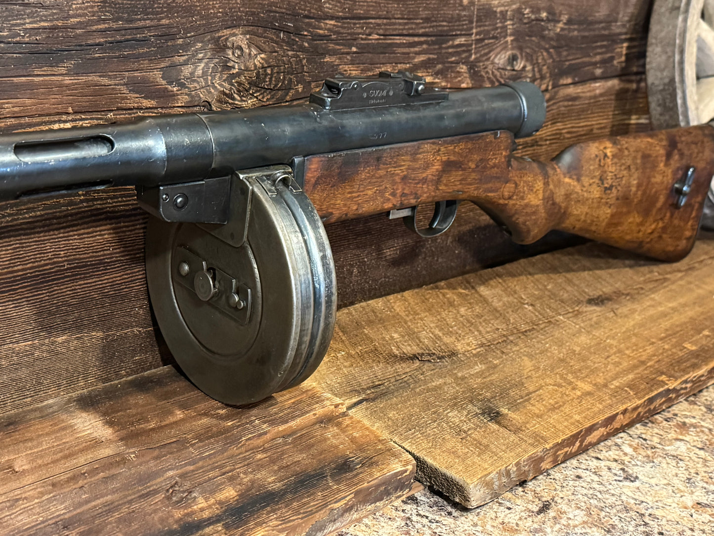 Finnish Soumi- WWII- Deactivated Machine Gun