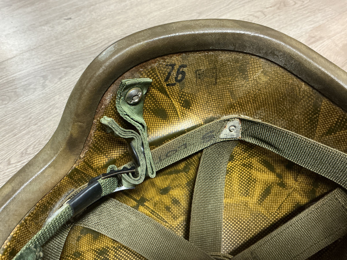 U.S. M1 Pattern Military  Helmet W/ Liner-Vietnam/Cold War Era