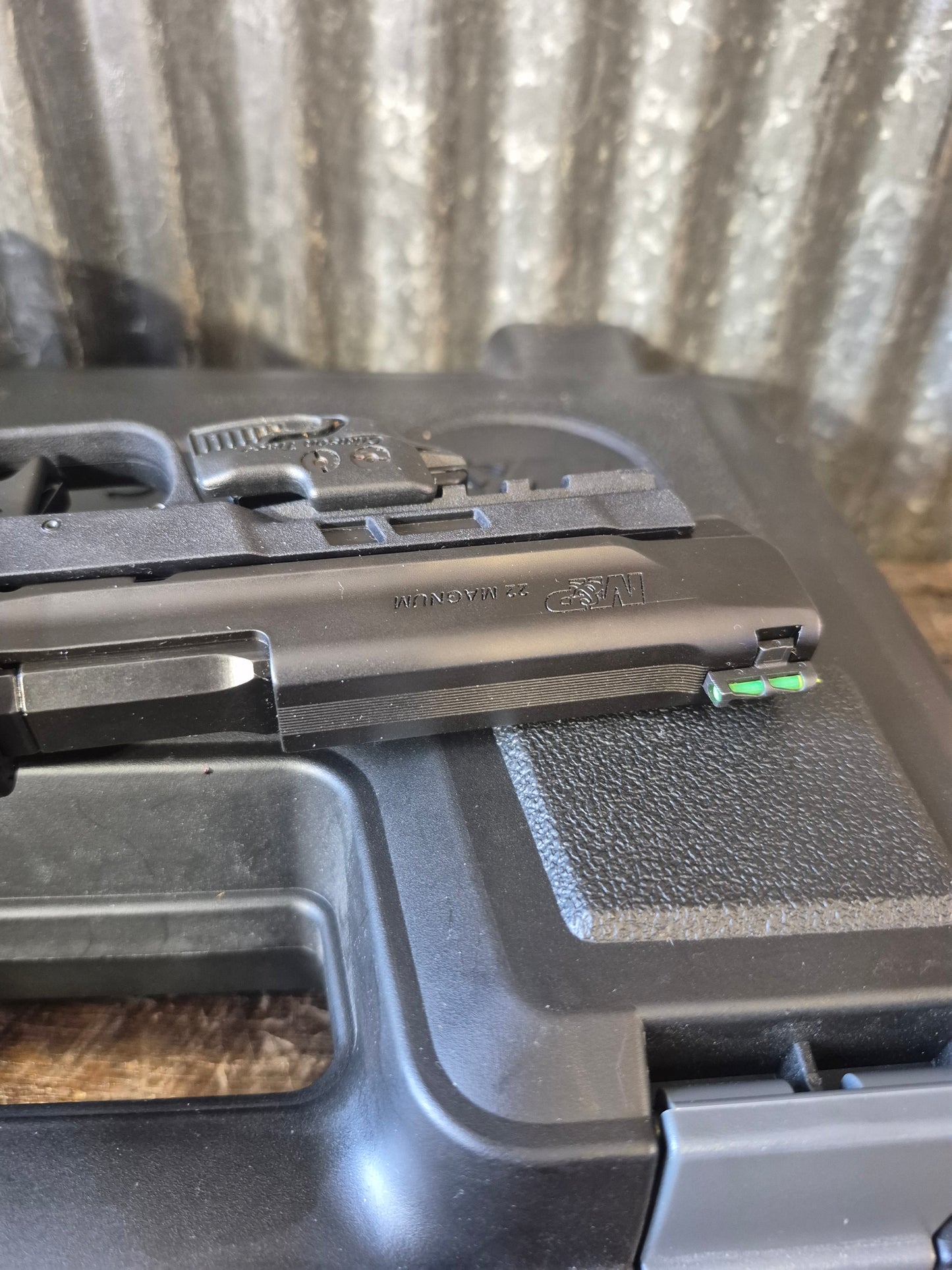 Smith & Wesson M&P 22WMR with Crimson Trace laser