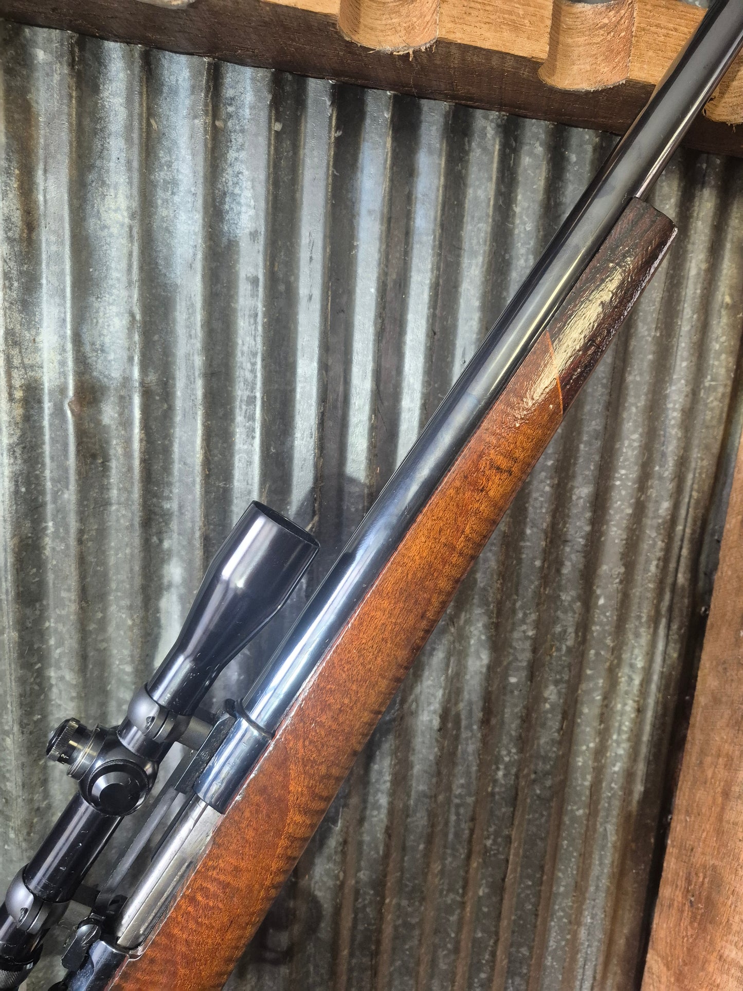 Custom Heavy Barrel Varmint 243 Mauser 98