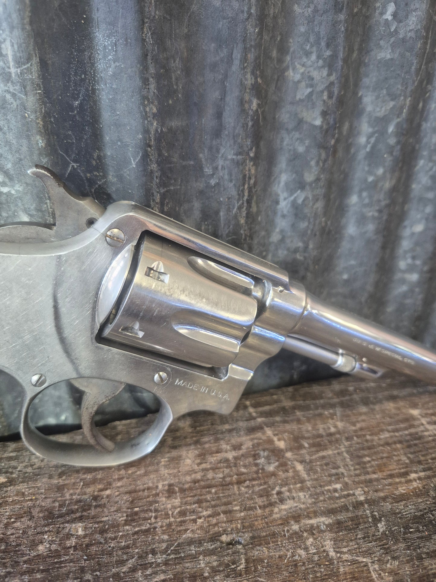 Smith and Wesson Pre-Model 10 Nickle .38 Special