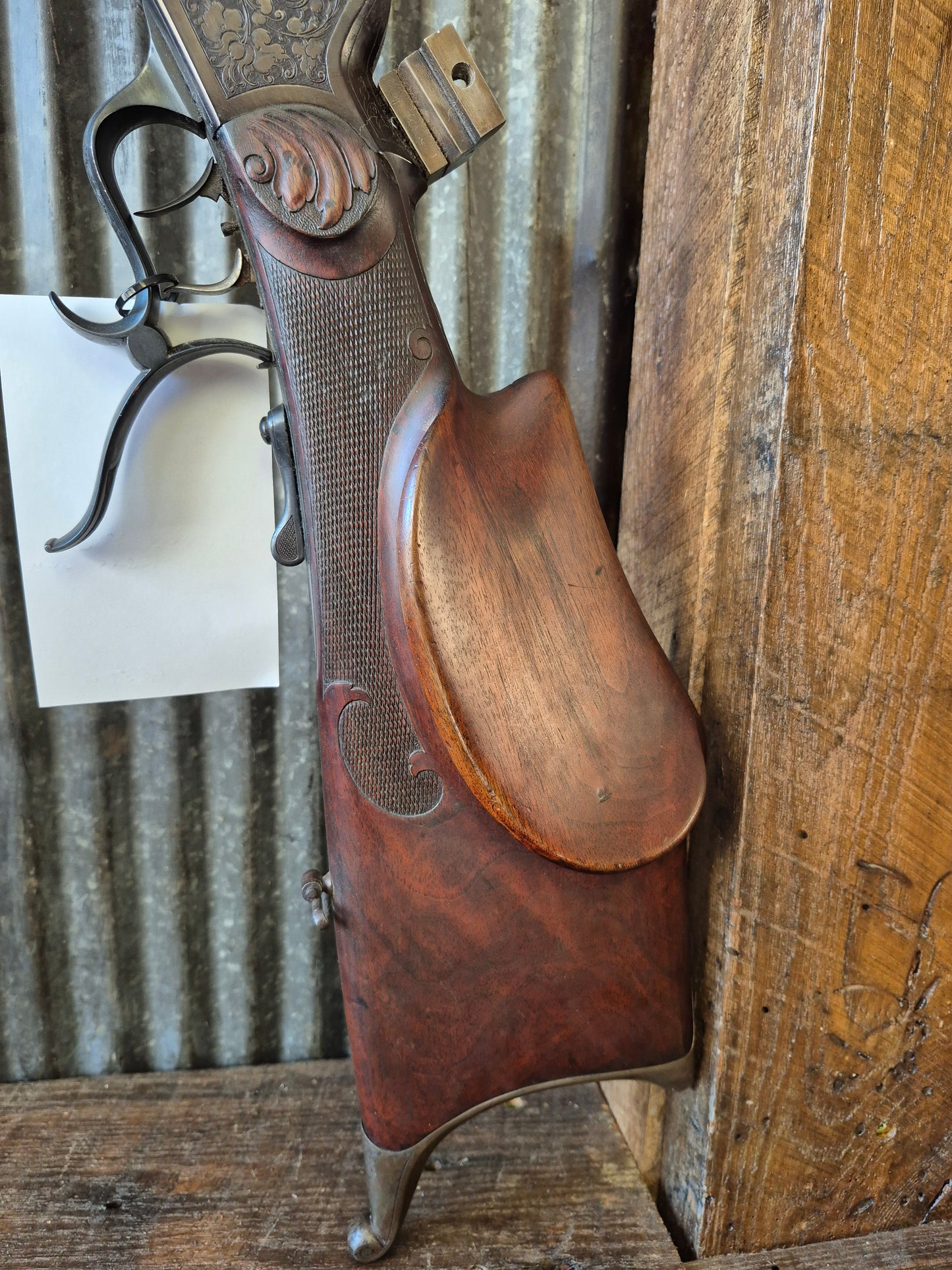 H. Kiechner in Homburg v.d. Hohe 1920's Schutzen Martini-Henry 22lr target rifle