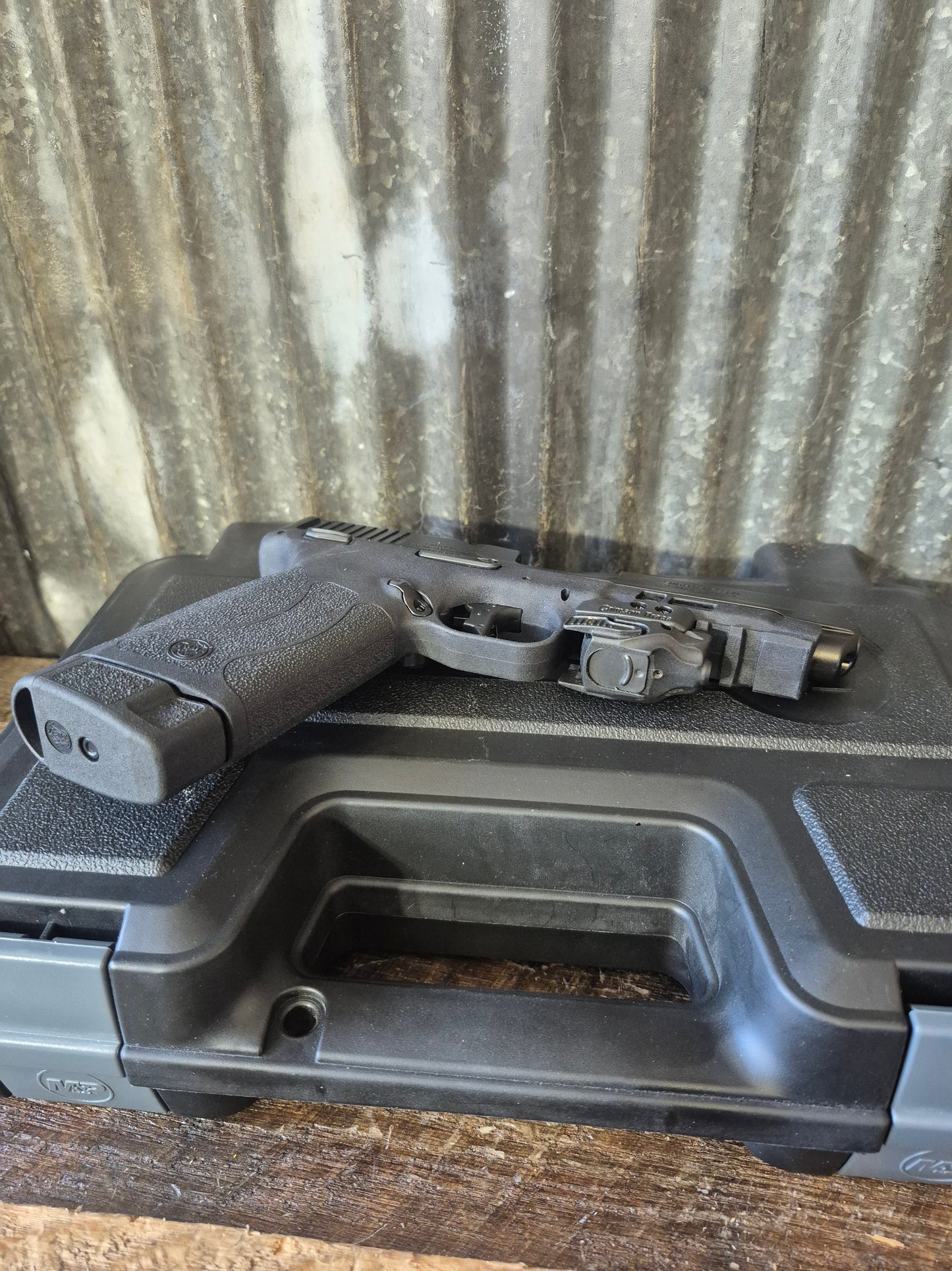 Smith & Wesson M&P 22WMR with Crimson Trace laser