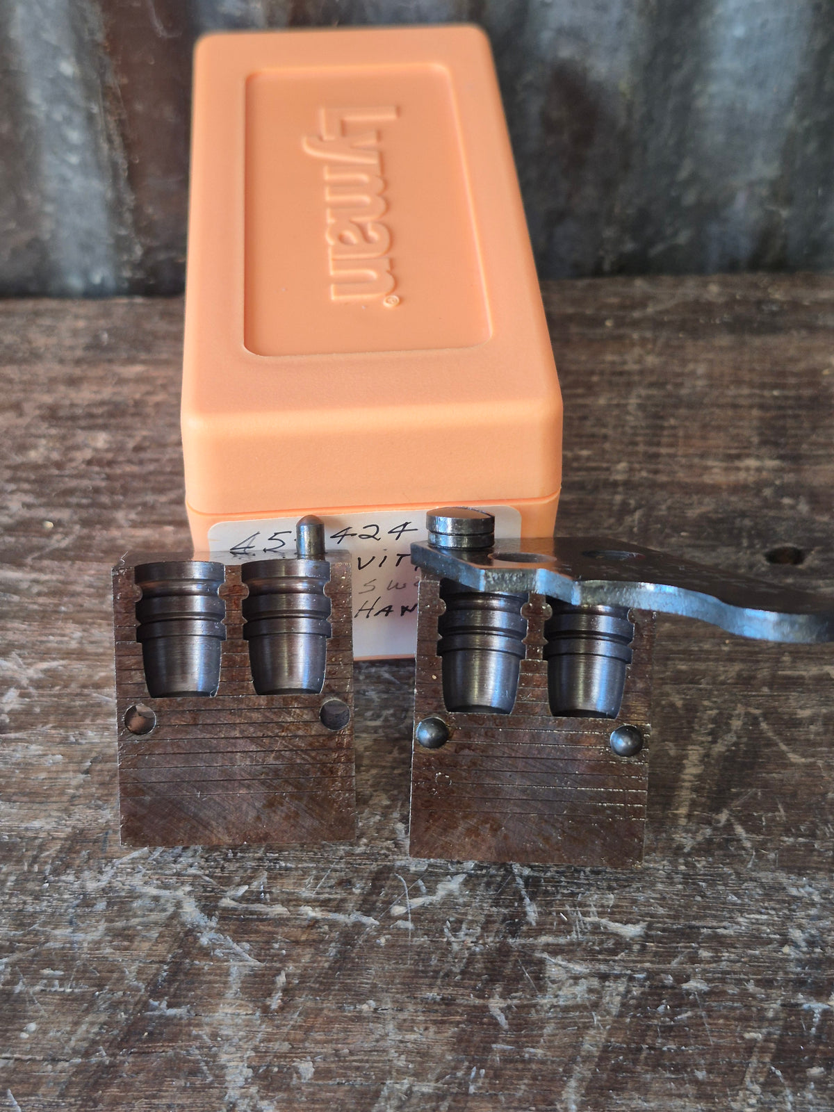 Lyman .454dia 225gr SWC, 2 cavity mould