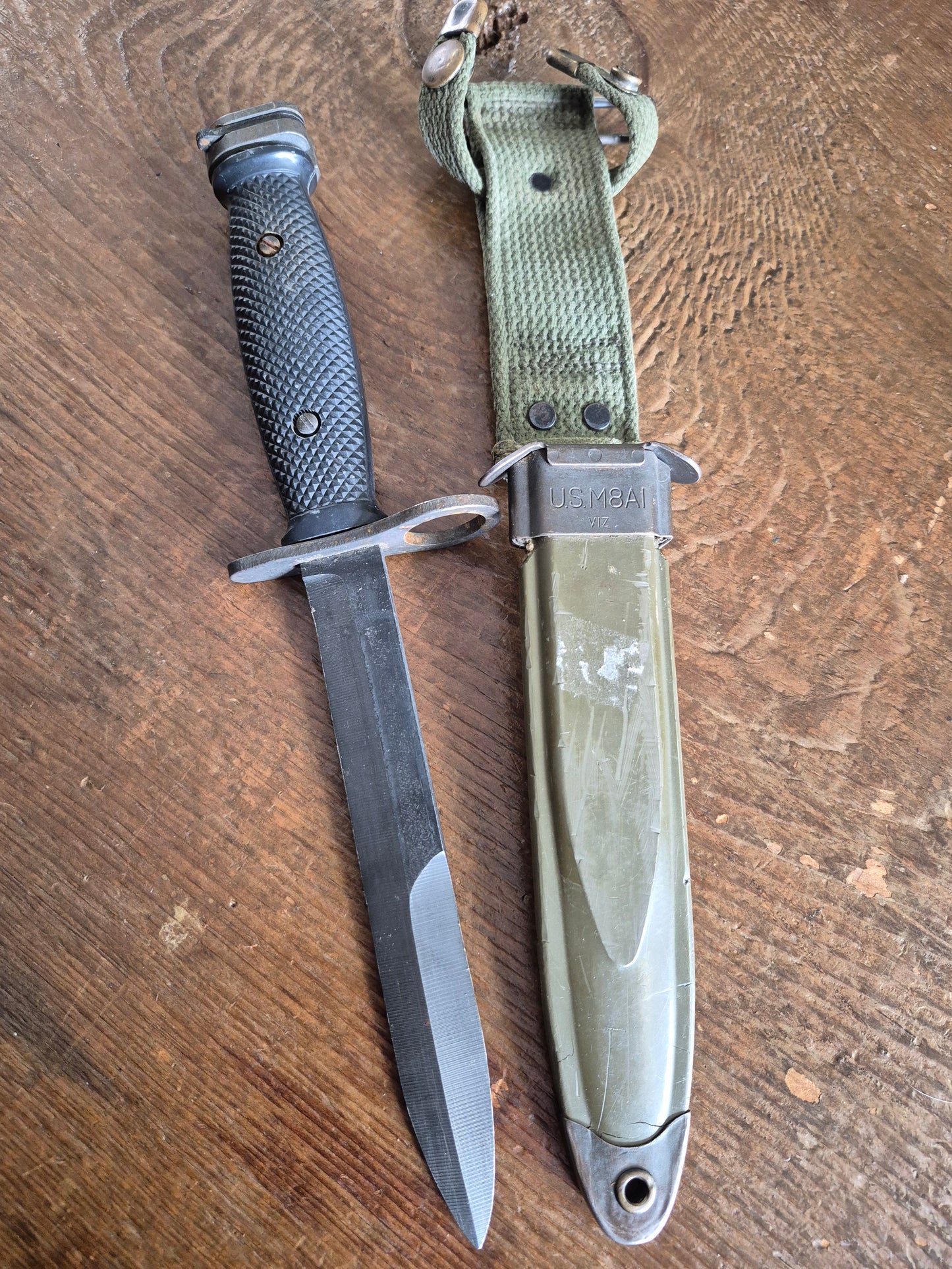 US M7 Bayonet with M8A1 Scabbard