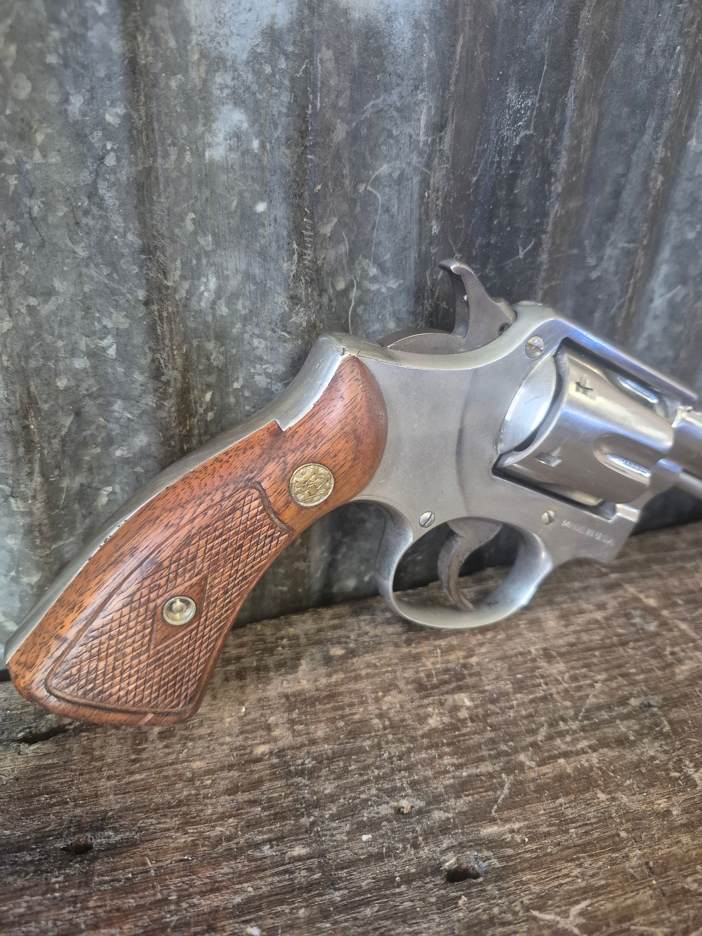 Smith and Wesson Pre-Model 10 Nickle .38 Special